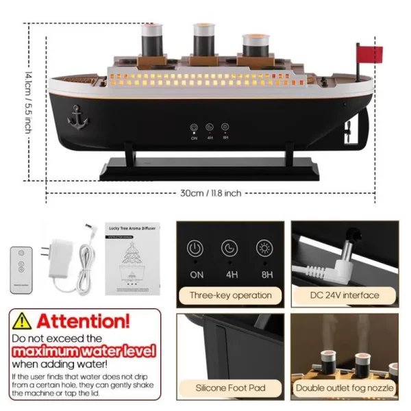 Titanic Ship Model Air Humidifier - Image 6